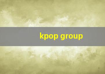 kpop group